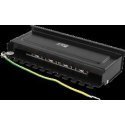 DELTACO Patch Panel, 8xRJ45, Cat6a, Wall Mountable, 10Gbps, Krone Terminals, Metal, Juodas / PAN-211 DELTACO Patch Panel, 8xRJ45, Cat6a, Wall Mountable, 10Gbps, Krone Terminals, Metal, Juodas / PAN-211