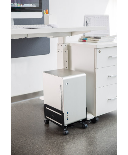 Universal mobile processor stand DELTACO OFFICE black / DELO-0159 – 2