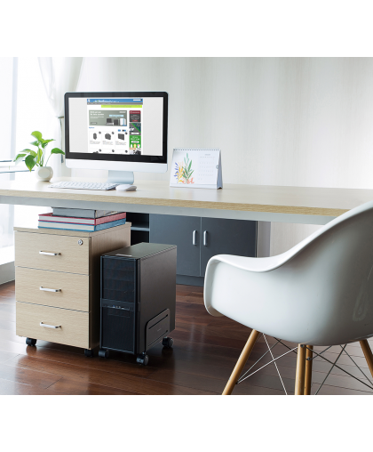 Universal mobile processor stand DELTACO OFFICE black / DELO-0159 – 3