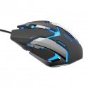 E-Blue E-Blue E-Blue EMS639 Aurora Gaming Mouse with Extra Buttons / LED RGB / 4000 DPI / Avago Chipset / USB Black