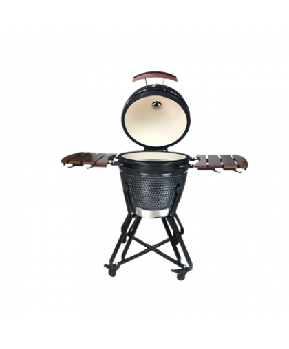 TunaBone Kamado classic barbecue 21 ", dark gray – 12