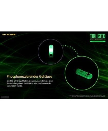 FLASHLIGHT T SERIES 300 LUMENS/TIKI GITD NITECORE – 4