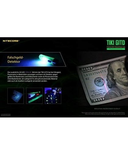 FLASHLIGHT T SERIES 300 LUMENS/TIKI GITD NITECORE – 8