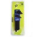 Torx set of L-shaped wrenches 9 pcs TR10-TR50 Decomposition Torx set of L-shaped wrenches 9 pcs TR10-TR50 Decomposition