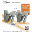 VOGEL'S VLB-500 Holder set silver VOGEL'S VLB-500 Holder set silver
