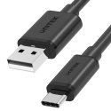 UNITEK USB CABLE USB-A — USB-C 50CM, Y-C481BK UNITEK USB CABLE USB-A — USB-C 50CM, Y-C481BK