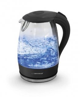 ESPERANZA veekeetja Salto Angel GLASS 1,7L BLACK EKK011K
