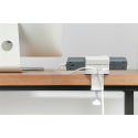 DELTACO OFFICE extension holder, white / DELO-0201 DELTACO OFFICE extension holder, white / DELO-0201
