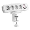 DELTACO OFFICE extension holder, white / DELO-0201 DELTACO OFFICE extension holder, white / DELO-0201