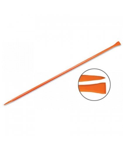 Truper San Angelo straight crowbar 7.2kg, 25x1750mm. One end is pointed, the other is 72mm wide flat. Hexagonal rod, hardened st – 2