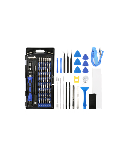 Professional repair kit, 85 parts, universal, stainless steel DELTACOIMP black / VK-58 – 2