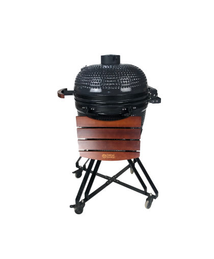 TunaBone Kamado classic barbecue 23 ", size L, dark gray – 4