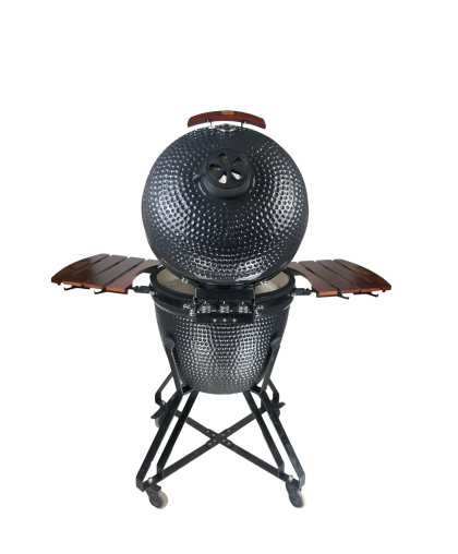 TunaBone Kamado classic barbecue 23 ", size L, dark gray – 7