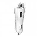 XO CB1 Car charger + Earphone Bluetooth 5.0 / Baltas XO CB1 Car charger + Earphone Bluetooth 5.0 / Baltas