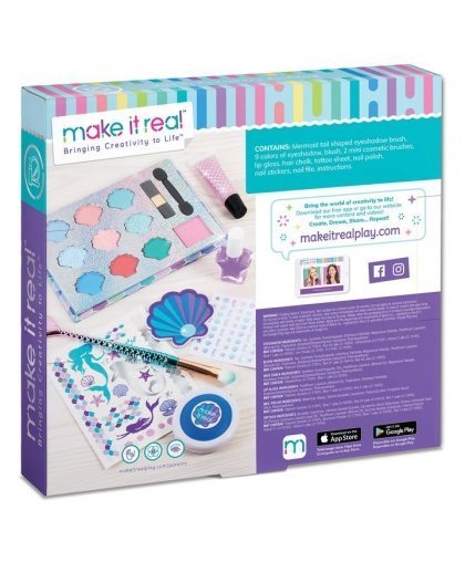 MAKE IT REAL Didelis kosmetikos rinkinys „Undinėlė“ – 2