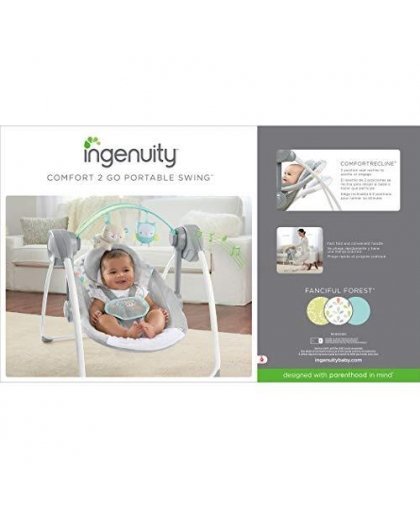 Kids Ii Juvenile INGENUITY sūpuoklės Comfort 2 Go Fanciful Forest – 10