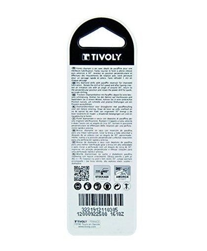 Diamond drill for tiles and marble TIVOLY, with paraffin, "Heavy duty", Hex shank (Ø) 8 mm – 4