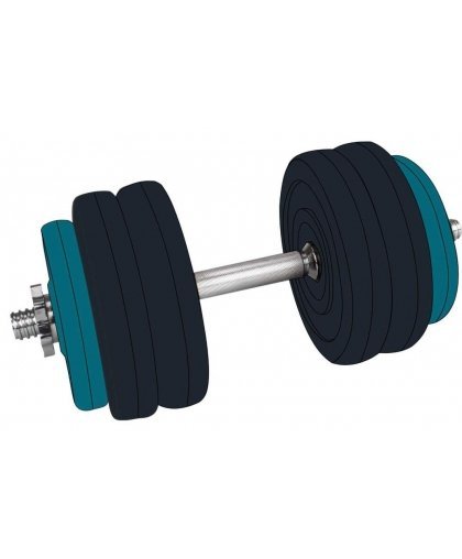 Schreuders Sport Dumbbell change weight 15kg 42DF synthetic
