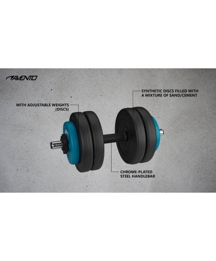 Schreuders Sport Dumbbell change weight 15kg 42DF synthetic – 8