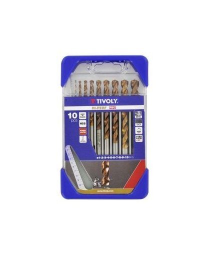 Tivoly Metal drill set FURIUS HSS