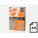 Color paper Double A, 80g, A4, 500 sheets, Saffron