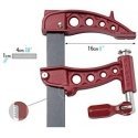 Piher Clamps MAXI R 150cm, mouth depth 16 cm, 10000N