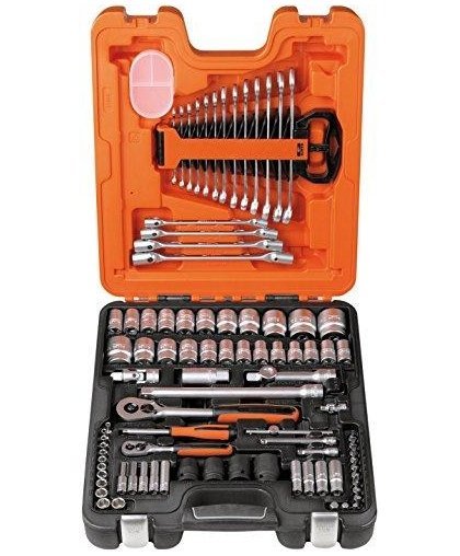 Bahco Galvų, priedų ir raktų komplektas 1/2" ir 1/4" 94 vnt