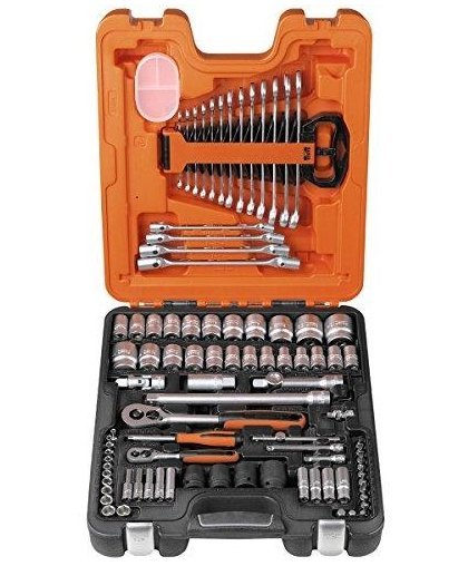 Bahco Set of heads, accessories and keys 1/2 "and 1/4" 94 pcs – 2