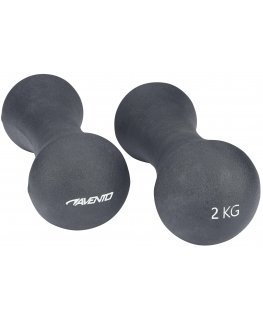Schreuders Sport Dumbbells vinyl. AVENTO 42DB PU 2x2kg Gray