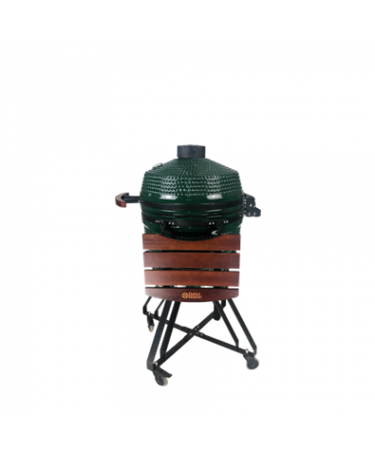 TunaBone Kamado Pro barbecue 22 ", size M, green – 4