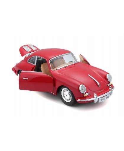 BBURAGO automodelis 1/24 Porsche 356B Coupe 1961, 18-22079 – 2