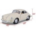 BBURAGO automodelis 1/24 Porsche 356B Coupe 1961, 18-22079