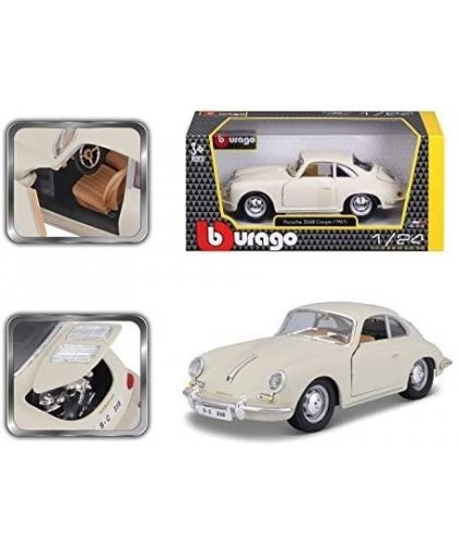 BBURAGO automodelis 1/24 Porsche 356B Coupe 1961, 18-22079 – 28