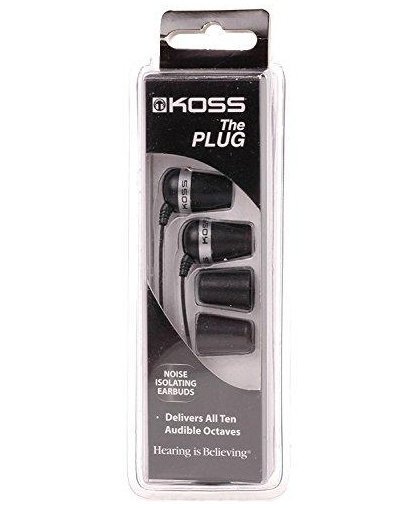 Koss Headphones THE PLUG CLASSIC in-ear, 3.5mm (1/8 inch), Black, Noice canceling, – 9