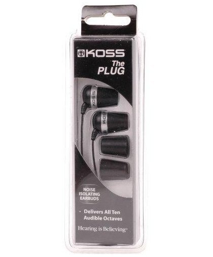 Koss Headphones THE PLUG CLASSIC in-ear, 3.5mm (1/8 inch), Black, Noice canceling, – 12