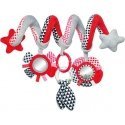 CANPOL BABIES interactive crib / stroller toy spiral Zig Zag, 68 / 063_red CANPOL BABIES interactive crib / stroller toy spiral Zig Zag, 68 / 063_red