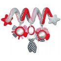 CANPOL BABIES interactive crib / stroller toy spiral Zig Zag, 68 / 063_red CANPOL BABIES interactive crib / stroller toy spiral Zig Zag, 68 / 063_red