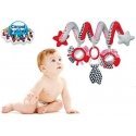 CANPOL BABIES interactive crib / stroller toy spiral Zig Zag, 68 / 063_red CANPOL BABIES interactive crib / stroller toy spiral Zig Zag, 68 / 063_red