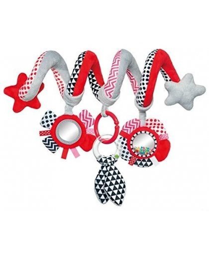 CANPOL BABIES interactive crib / stroller toy spiral Zig Zag, 68 / 063_red – 4