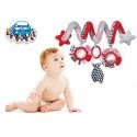 CANPOL BABIES interactive crib / stroller toy spiral Zig Zag, 68 / 063_red CANPOL BABIES interactive crib / stroller toy spiral Zig Zag, 68 / 063_red