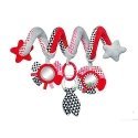 CANPOL BABIES interactive crib / stroller toy spiral Zig Zag, 68 / 063_red CANPOL BABIES interactive crib / stroller toy spiral Zig Zag, 68 / 063_red