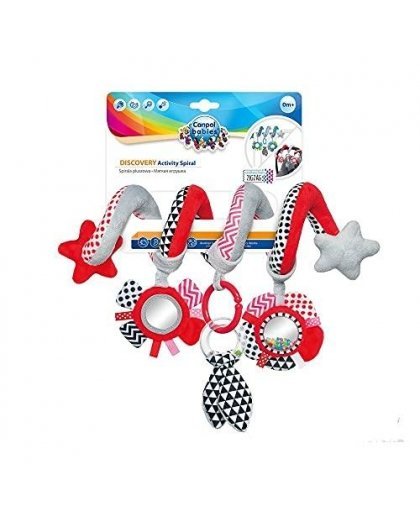 CANPOL BABIES interactive crib / stroller toy spiral Zig Zag, 68 / 063_red – 7