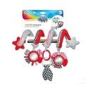 CANPOL BABIES interactive crib / stroller toy spiral Zig Zag, 68 / 063_red CANPOL BABIES interactive crib / stroller toy spiral Zig Zag, 68 / 063_red
