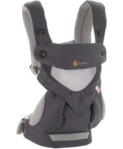 ERGOBABY carrier 360 COOL AIR, carbon gray, BC360PBLKGRY – 3