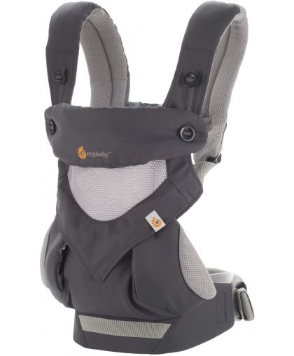 ERGOBABY carrier 360 COOL AIR, carbon gray, BC360PBLKGRY – 4