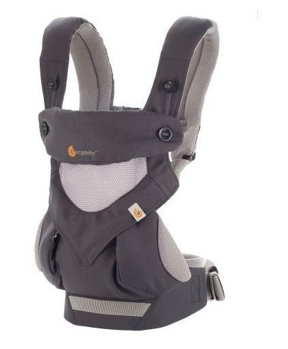 ERGOBABY carrier 360 COOL AIR, carbon gray, BC360PBLKGRY – 6