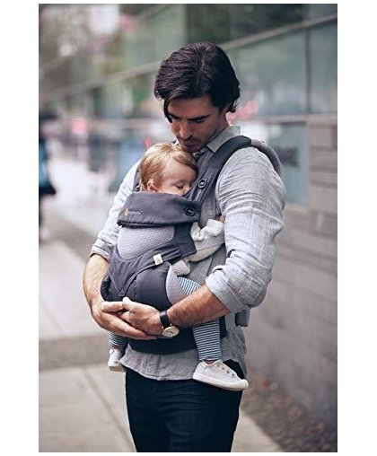 ERGOBABY carrier 360 COOL AIR, carbon gray, BC360PBLKGRY – 19