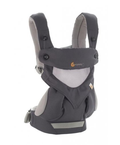 ERGOBABY carrier 360 COOL AIR, carbon gray, BC360PBLKGRY – 24