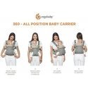 ERGOBABY carrier 360 COOL AIR, carbon gray, BC360PBLKGRY ERGOBABY carrier 360 COOL AIR, carbon gray, BC360PBLKGRY
