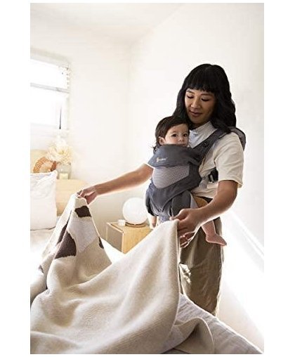 ERGOBABY carrier 360 COOL AIR, carbon gray, BC360PBLKGRY – 29